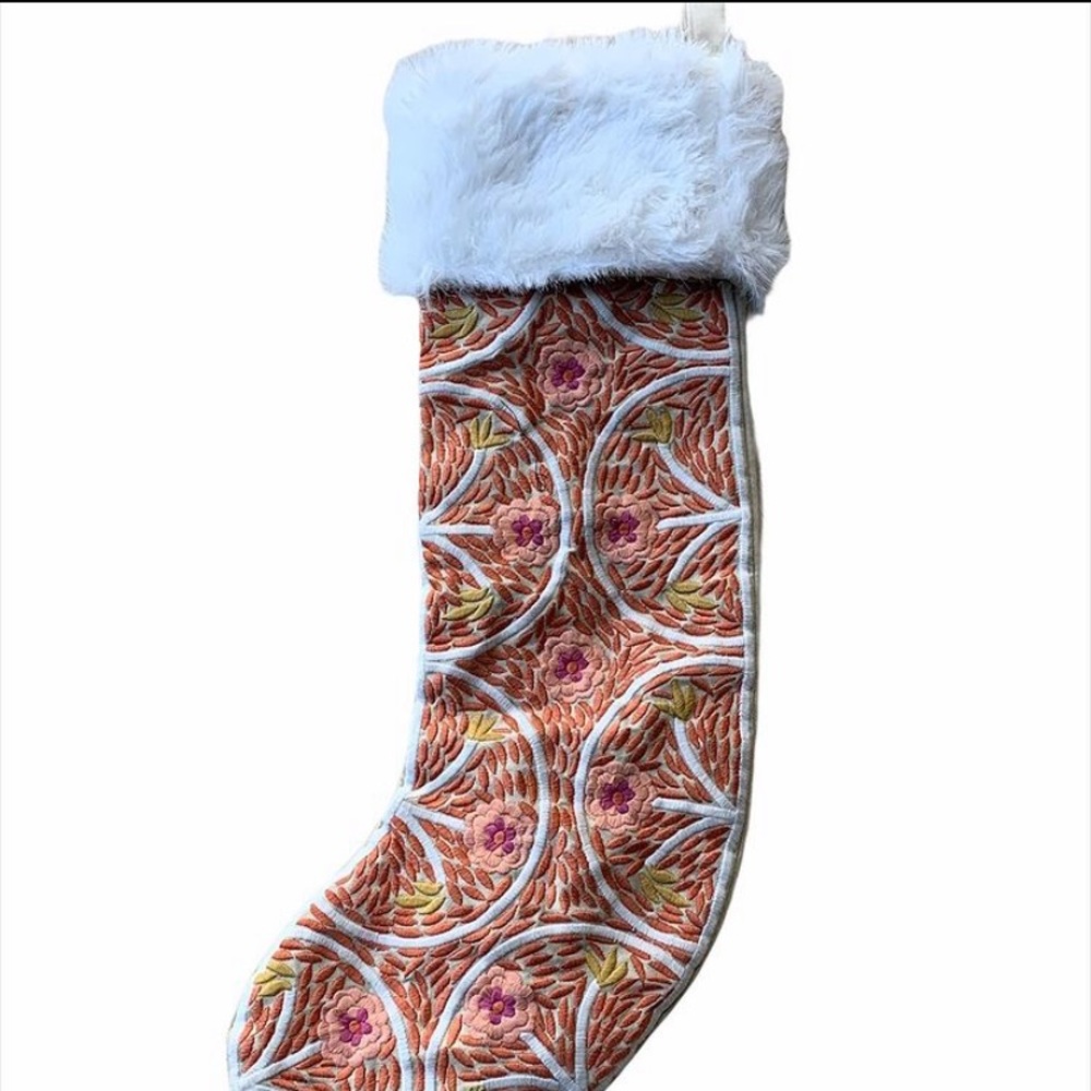 Anthropologie Christmas Stocking